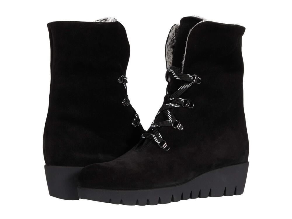 LA CANADIENNE TANYA BLACK SUEDE 6 M (B)